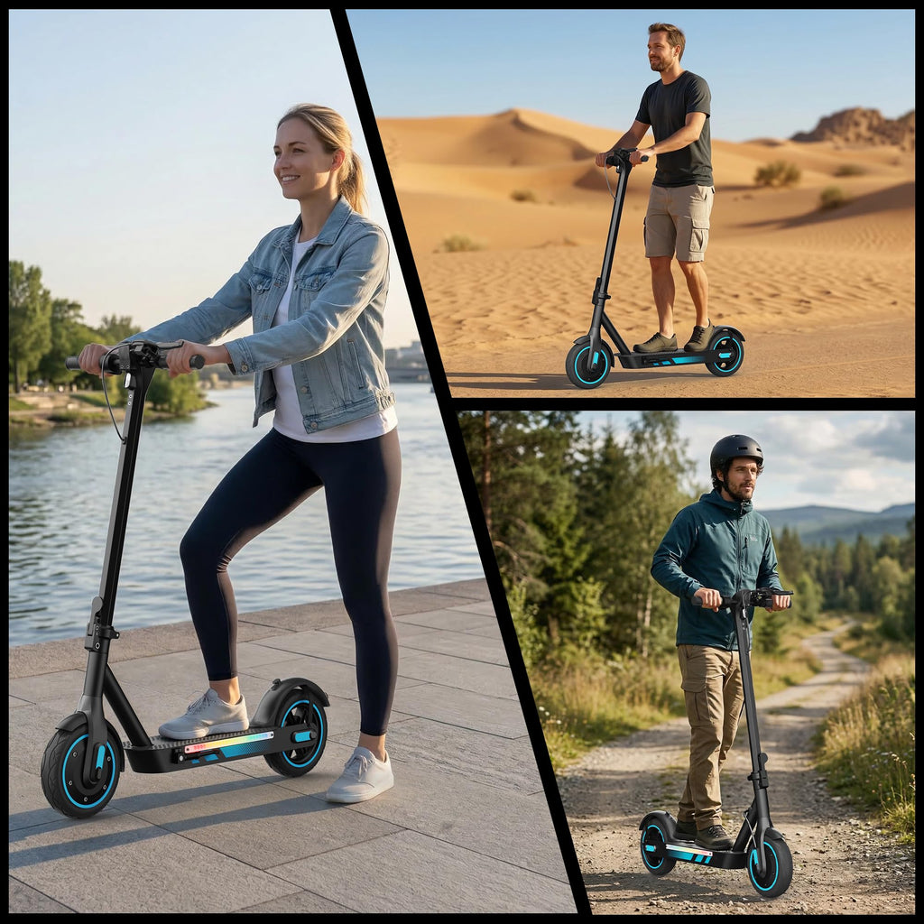 Red 500W Folding Electric Scooter J729397