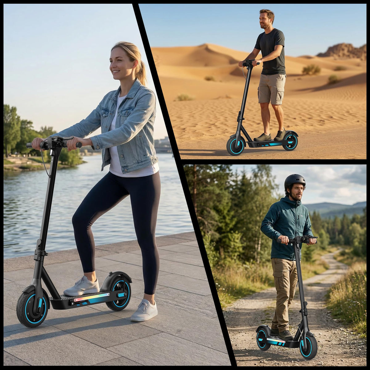 Red 500W Folding Electric Scooter J729397