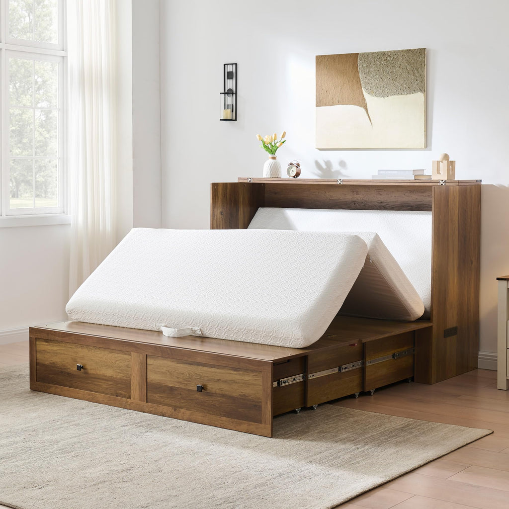 Queen Tri-Fold Memory Foam Mattress I26492