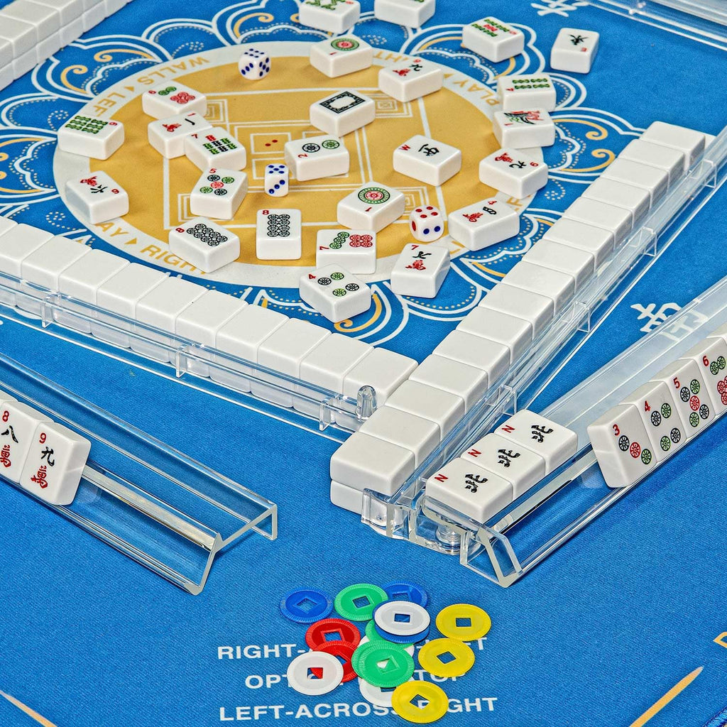 Mahjong Racks with Pushers Set of 4 C3024