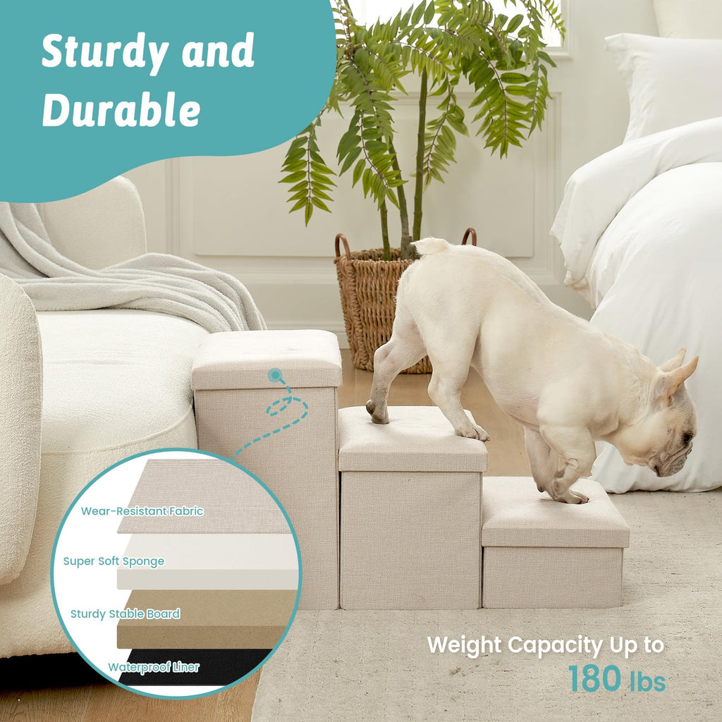 Dog Stairs with Storage, 4-Step K3260