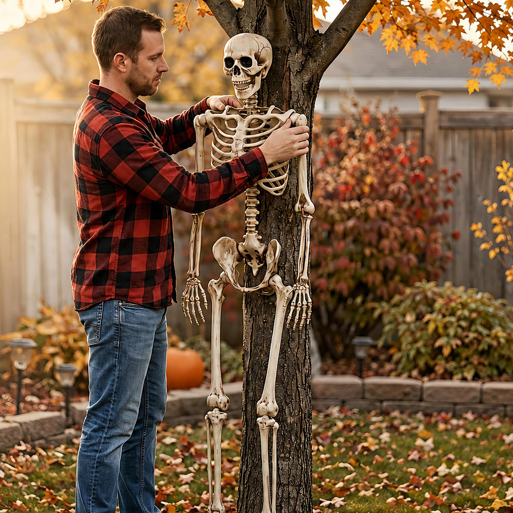 5.4 Ft Life Size Posable Skeleton R7377