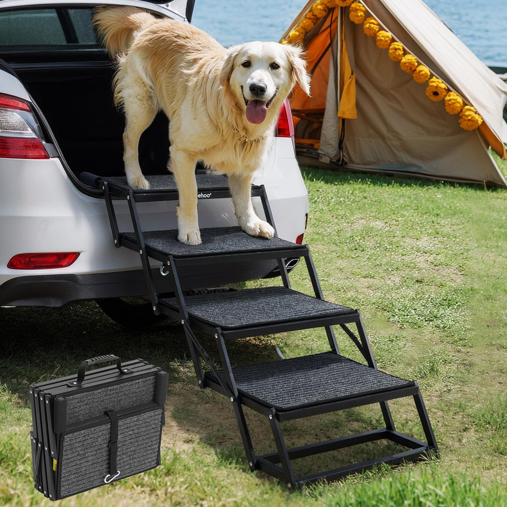 Foldable Dog Steps 17" W M910