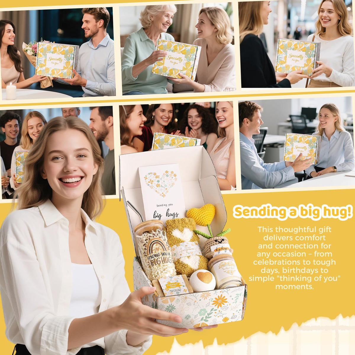 Get Well Soon Gift Baskets for Women C679