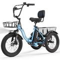 Folding 1200W Fat Tire Electric Trike with Removable Battery L691