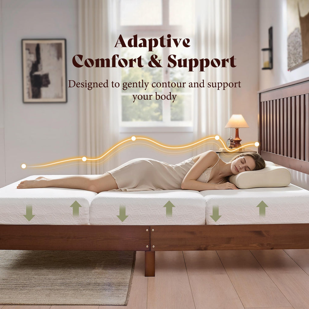 Queen Tri-Fold Memory Foam Mattress I26492