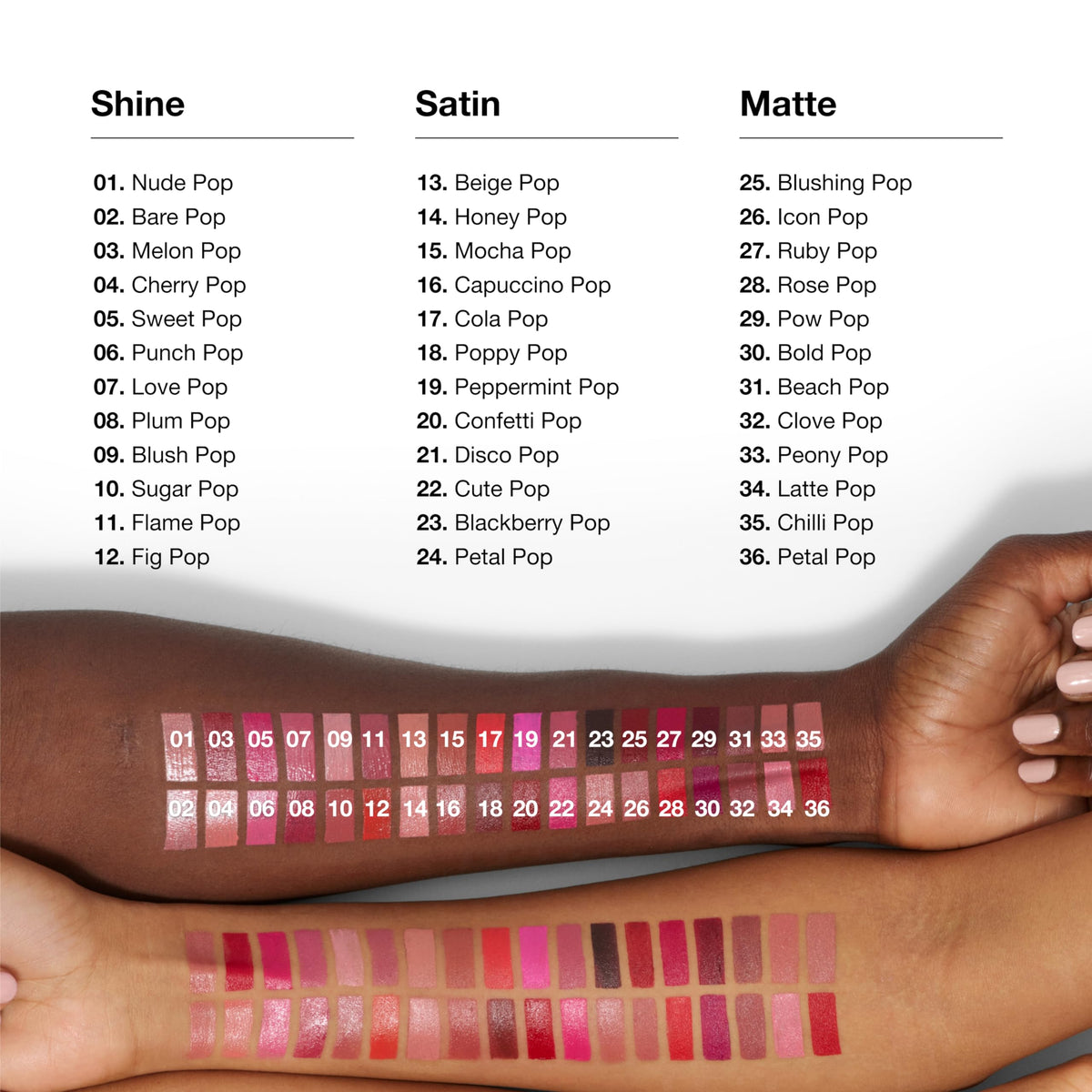 Long Lasting Satin Matte Shine Lipstick D4076