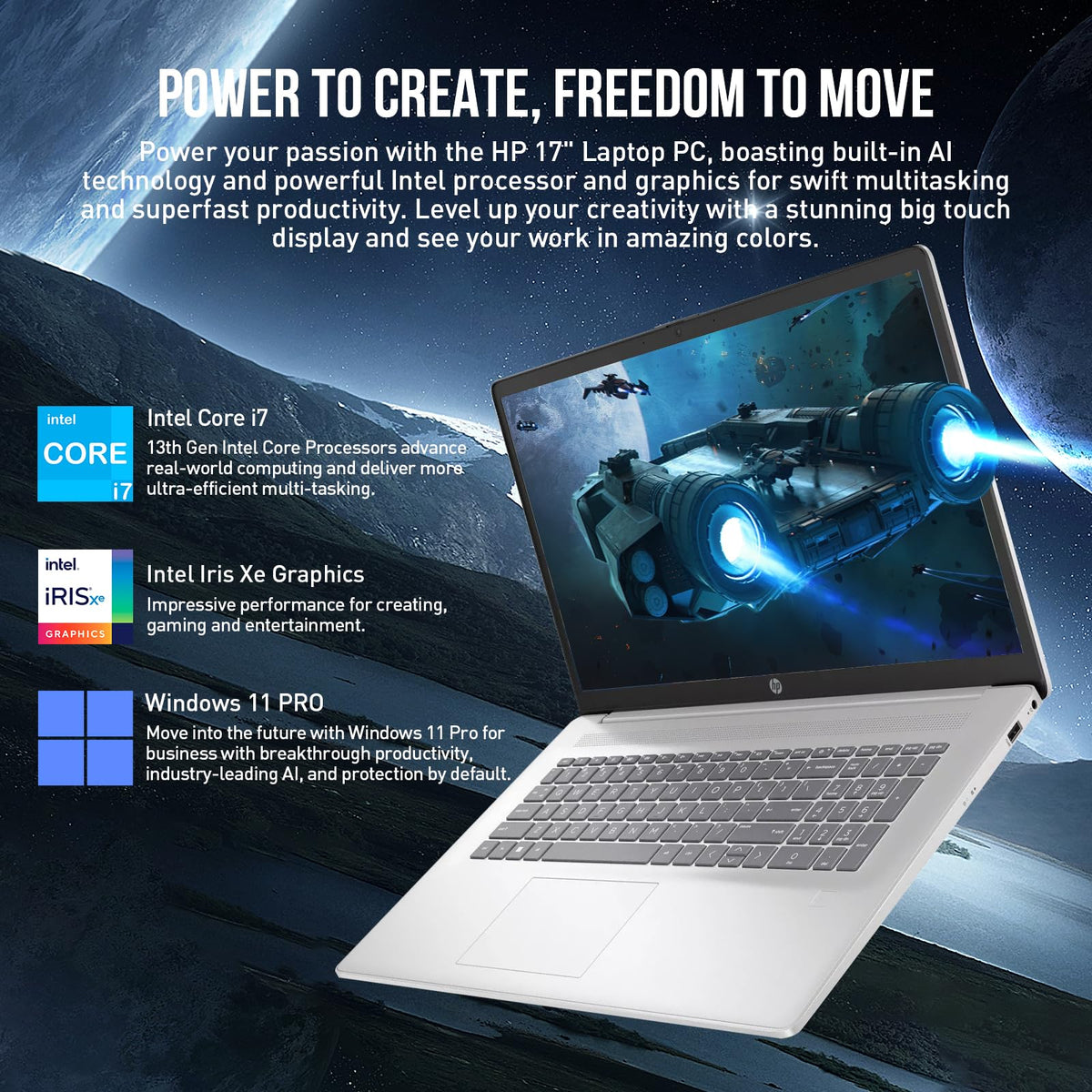 17.3 Inch Touchscreen Laptop Intel Core i7 16GB RAM 512GB SSD J251351