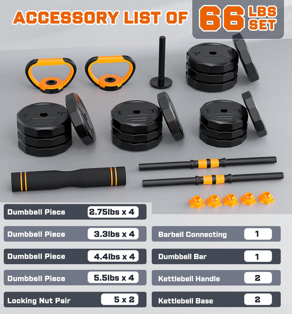 Adjustable Dumbbell Set with Connector D327