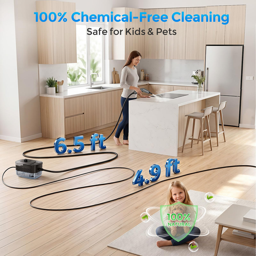 Portable 1800W Handheld Steam Cleaner F839663