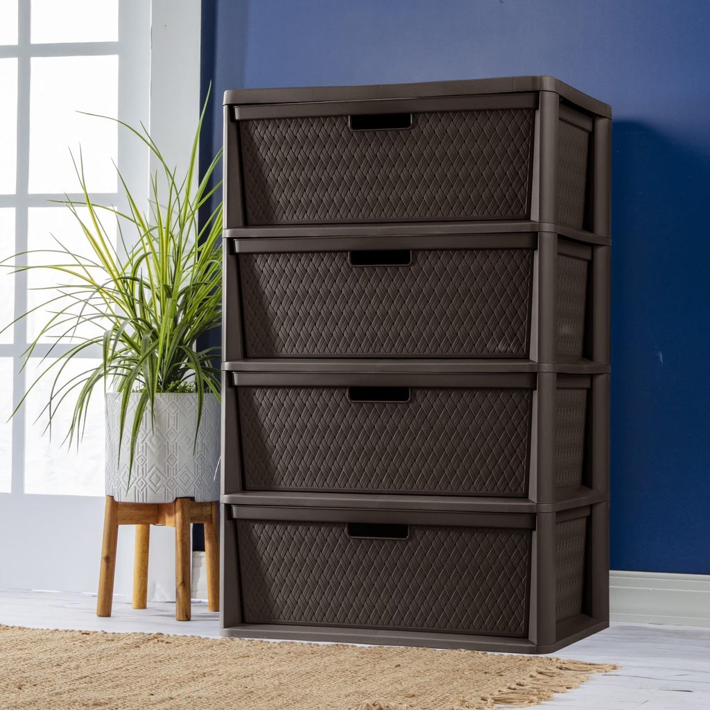 3 Drawer Storage Organizer Tower with Carry Handles V834