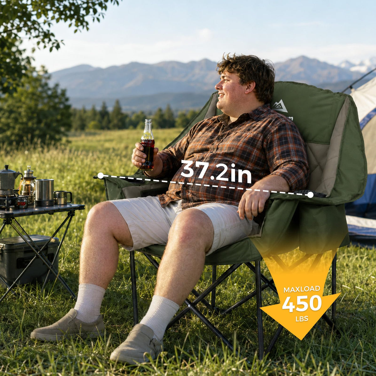 Oversized Camping Chairs 2 Pack M31504