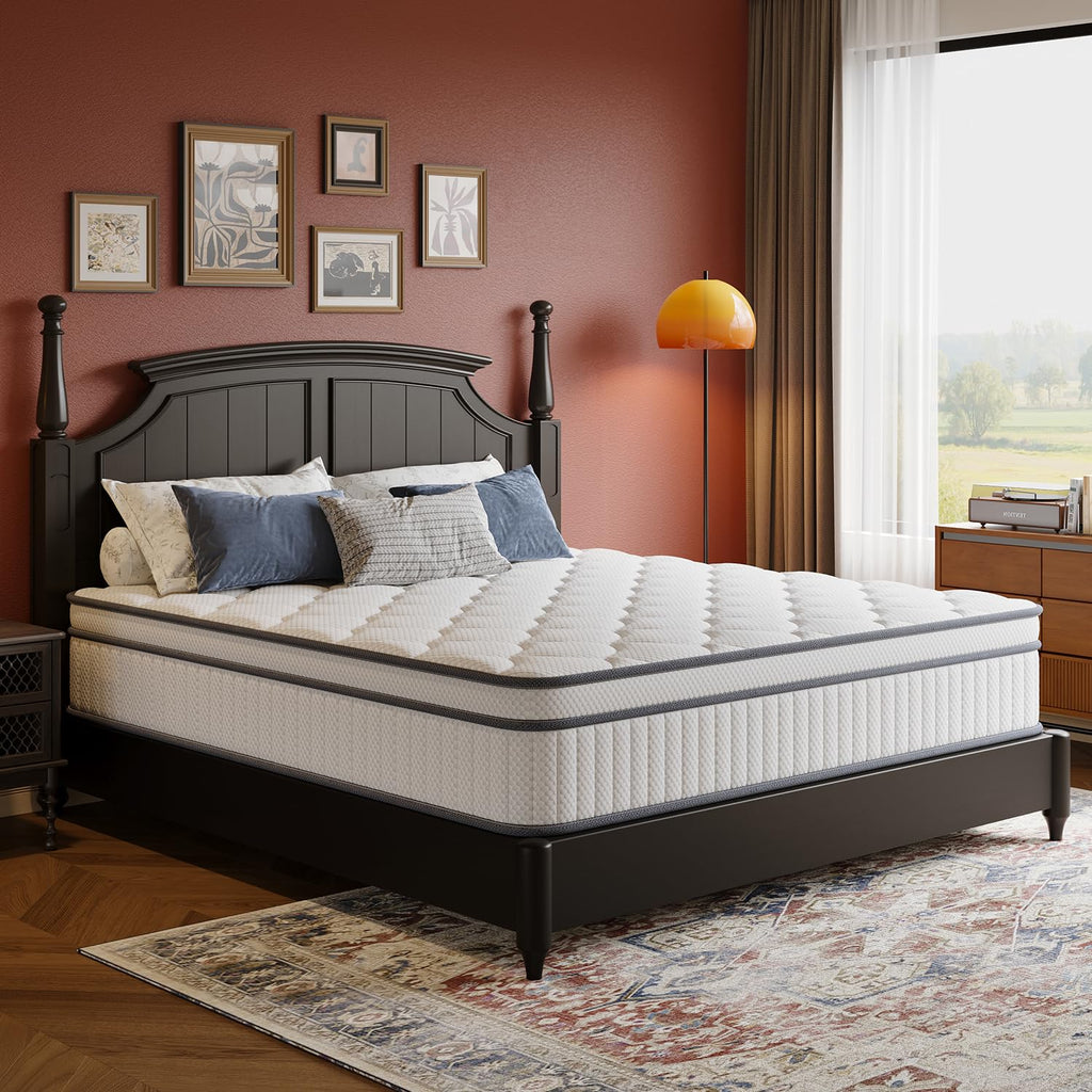 Full Size 14 Inch Innerspring Hybrid Mattress D3669