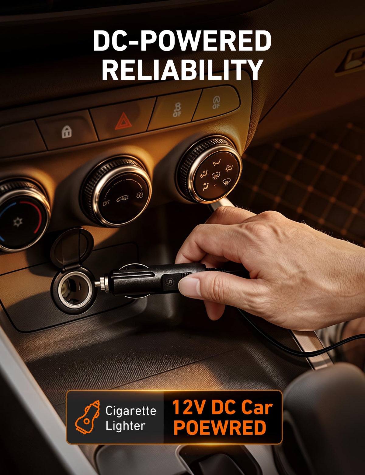 Portable Air Compressor 12V DC Tire Inflator I29484