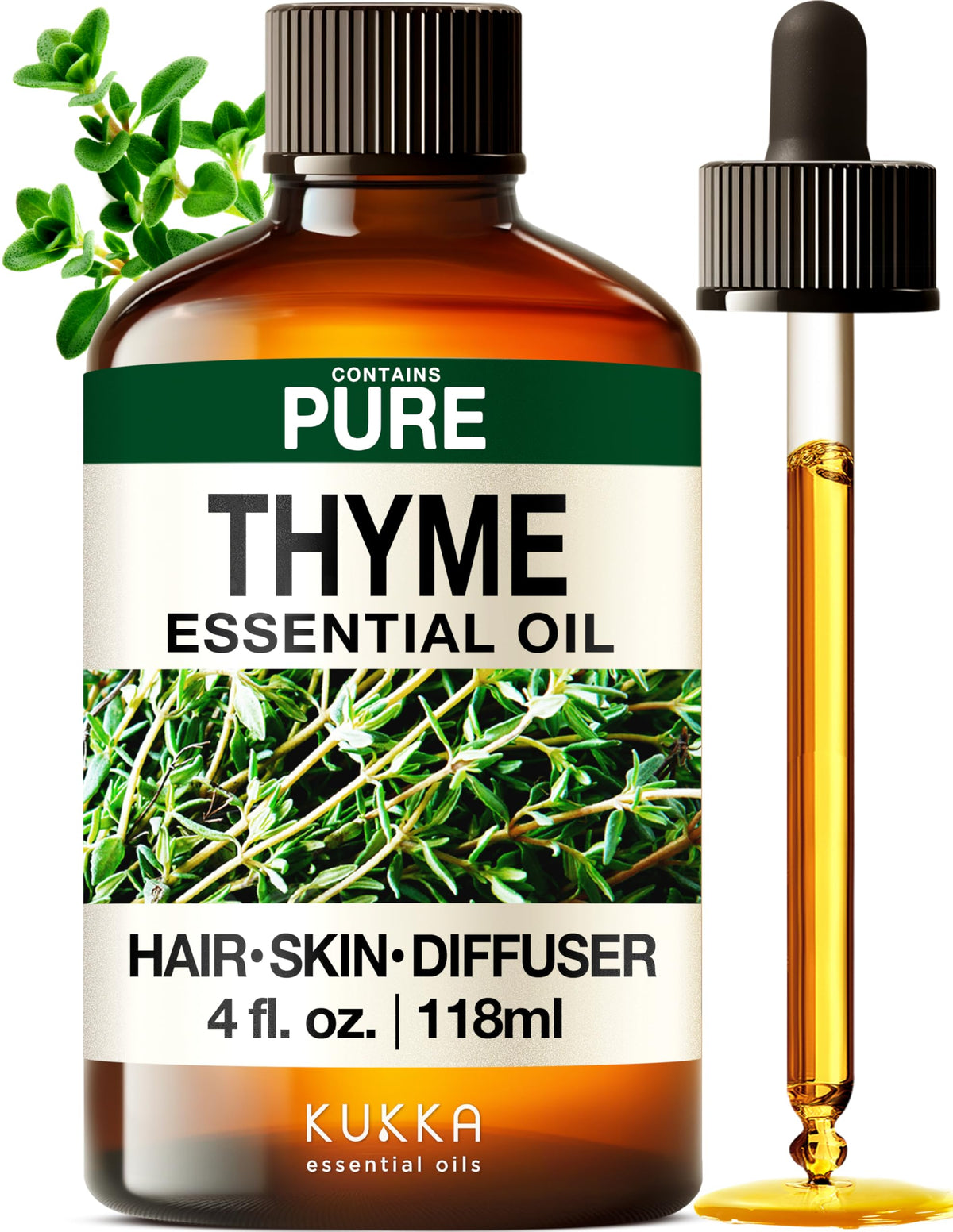 Thyme & Lavender Essential Oil Set 2x4 fl oz K227222