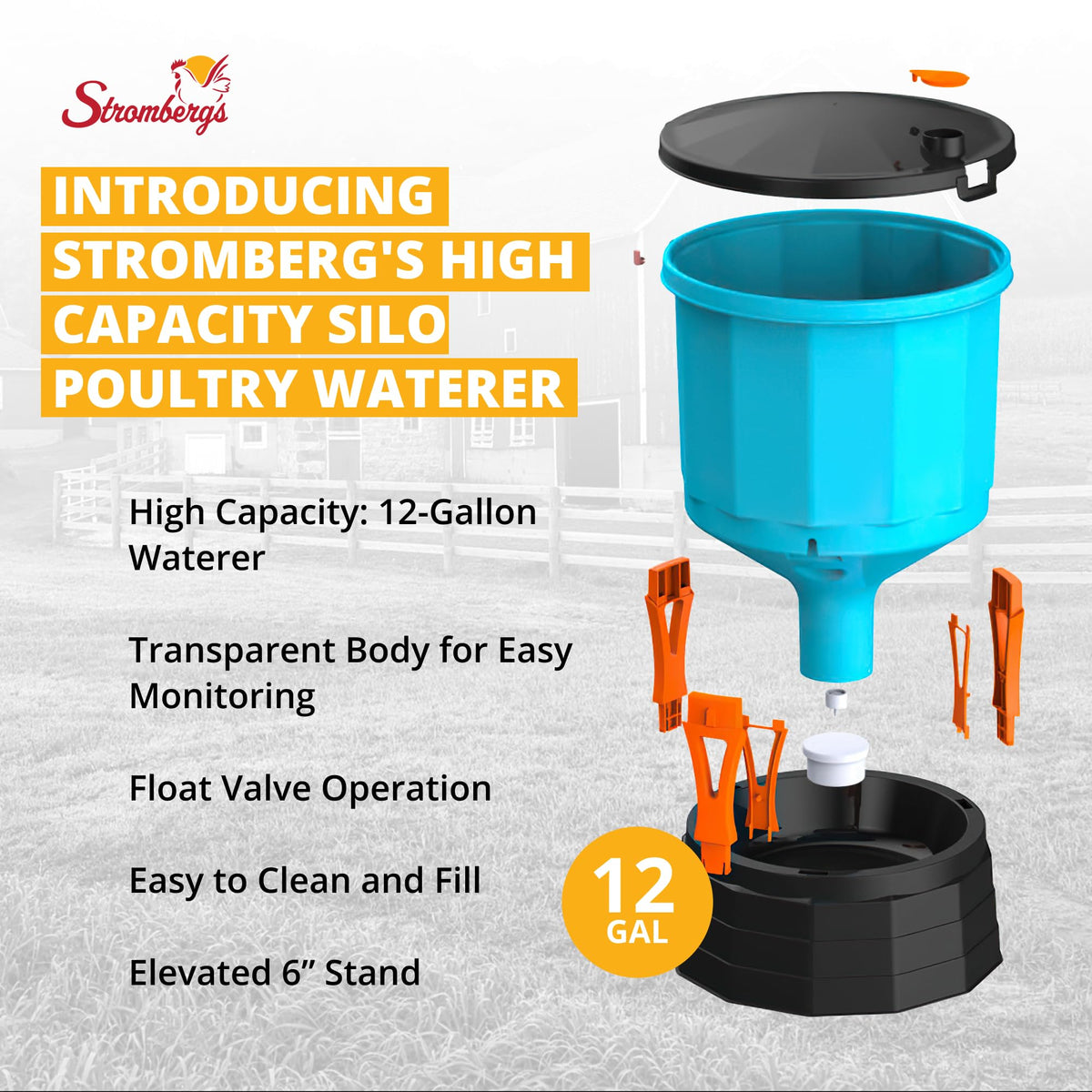 12 Gallon Poultry Waterer Z7191