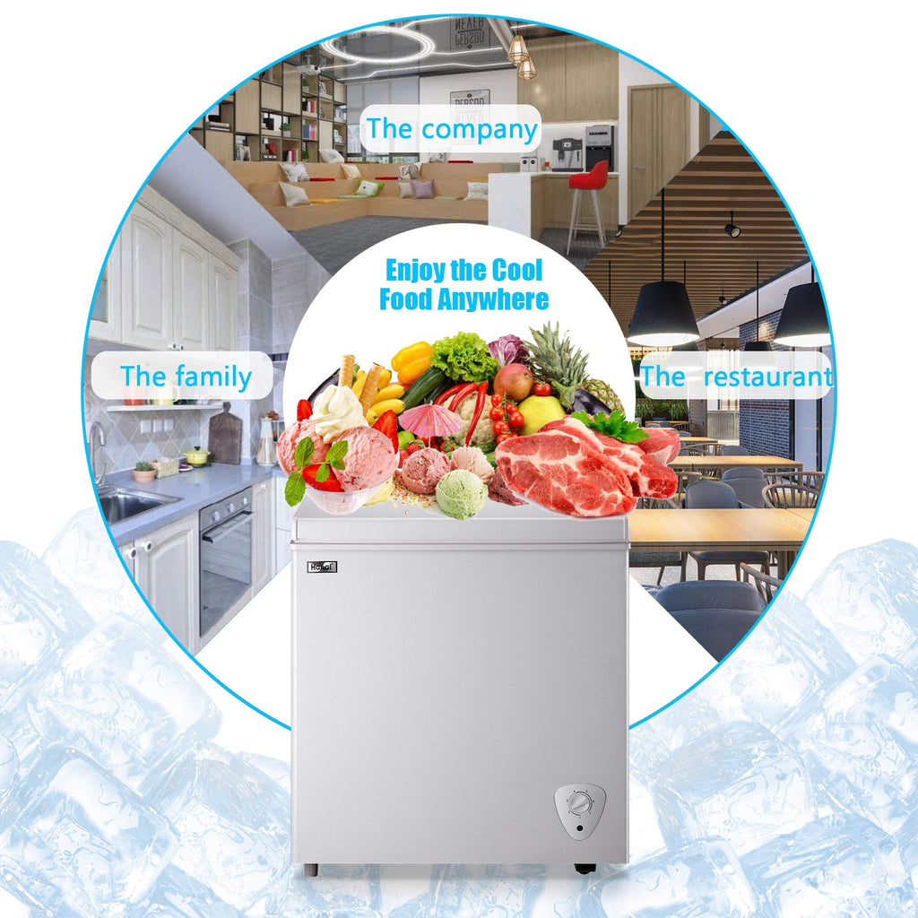 White 5.0 Cu.Ft Chest Freezer E449