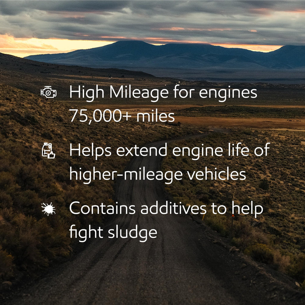 High Mileage Full Synthetic 5W-30 Motor Oil 5 Quart C660