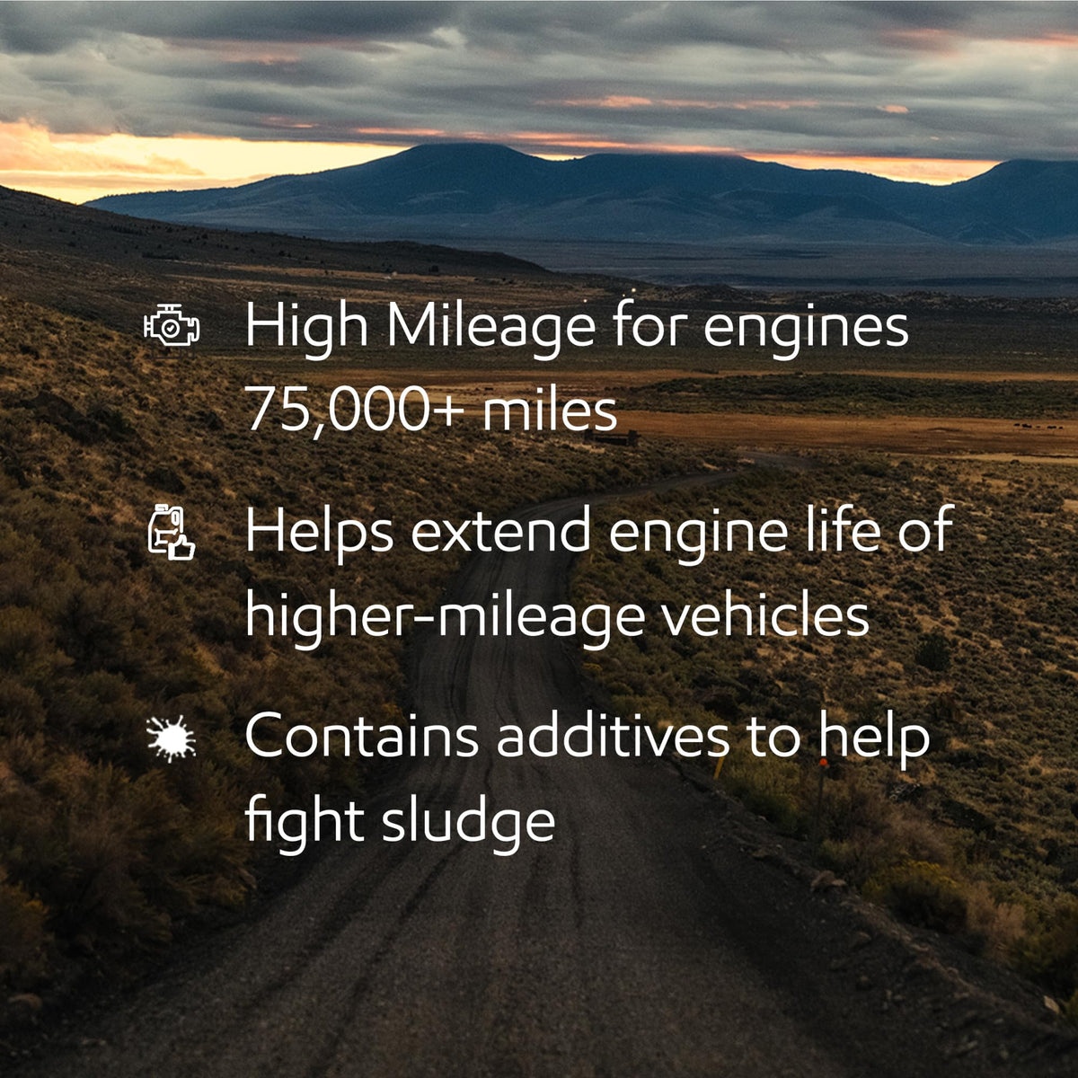 High Mileage Full Synthetic 5W-30 Motor Oil 5 Quart C660