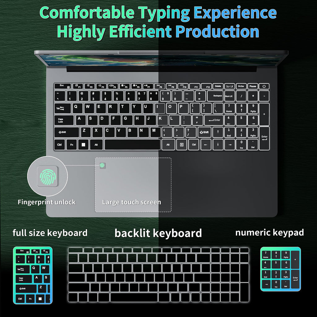 17.3" FHD IPS Business Laptop Computer, Silver V562726
