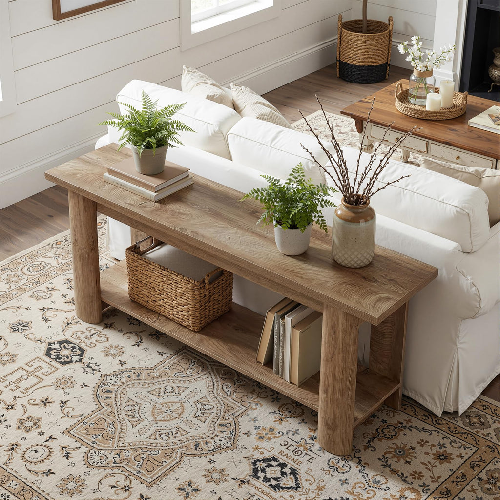 65 Inch Rustic Brown TV Stand U921613